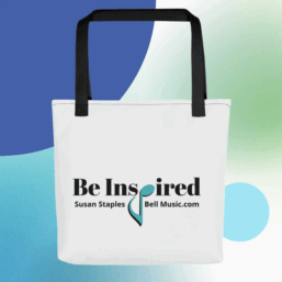 Be Inspired!! Piano Music Tote bag